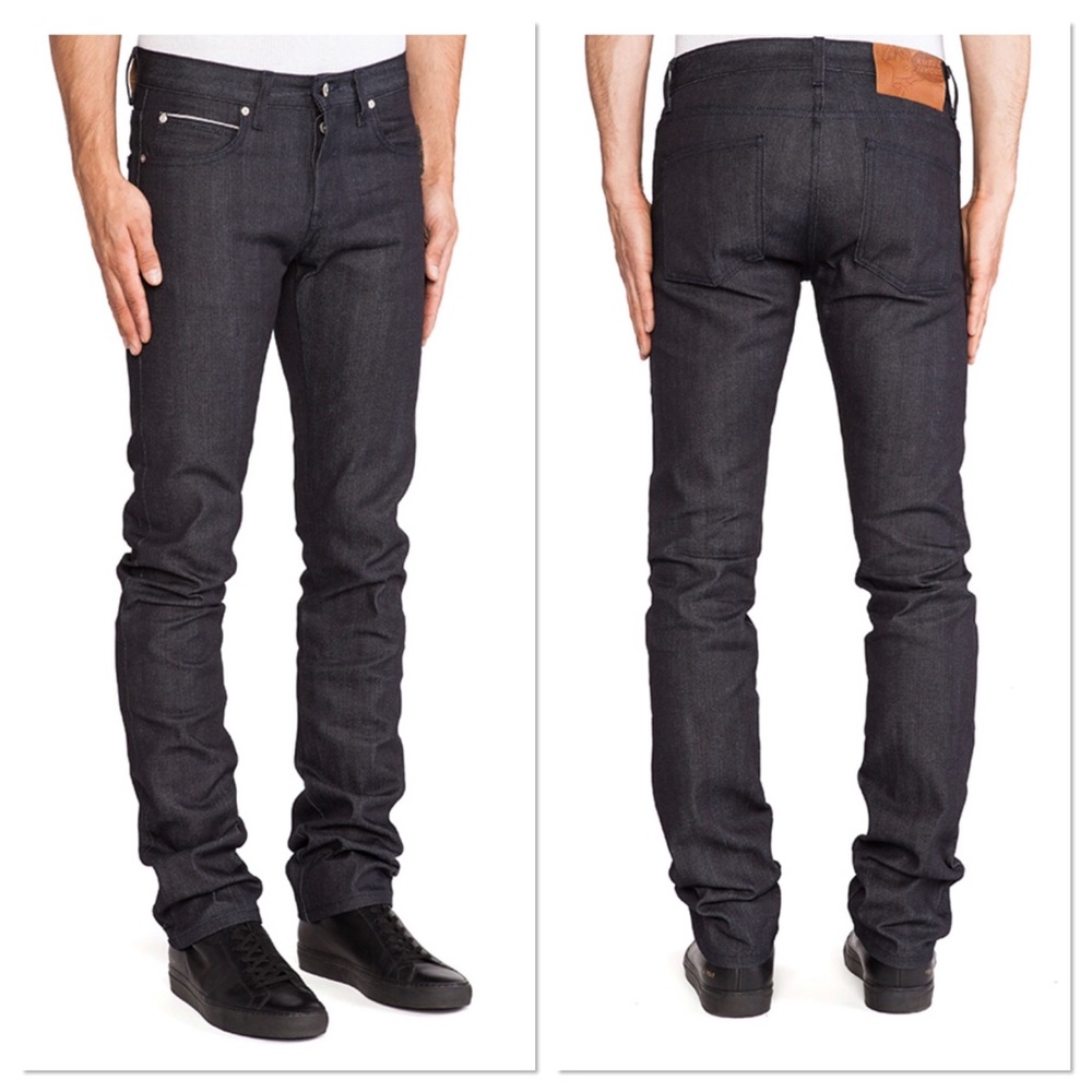 Naked & Famous Slim Guy Selvedge Jeans Raw Denim